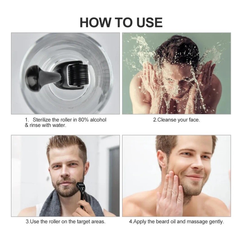 Kit Para Hacer Crecer La Barba, Aceite Esencial Para Barba,