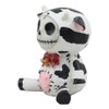 Ebros Furry Bones Moo Moo Bovine Cow Skeleton Figurine 2.25"Tall
