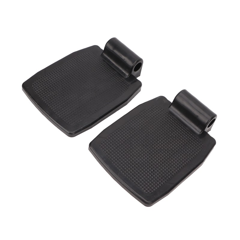 2pcs Wheelchair Footplate Plastic Ergonomic Wheelchair Footrest Pedal Replacement Accessory