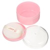 FOMIYES Setting Powder Jar Puff Portable Body Powder Puff Box