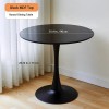Unbranded Wood Round Dining Table Tulip Table Small Kitchen Table
