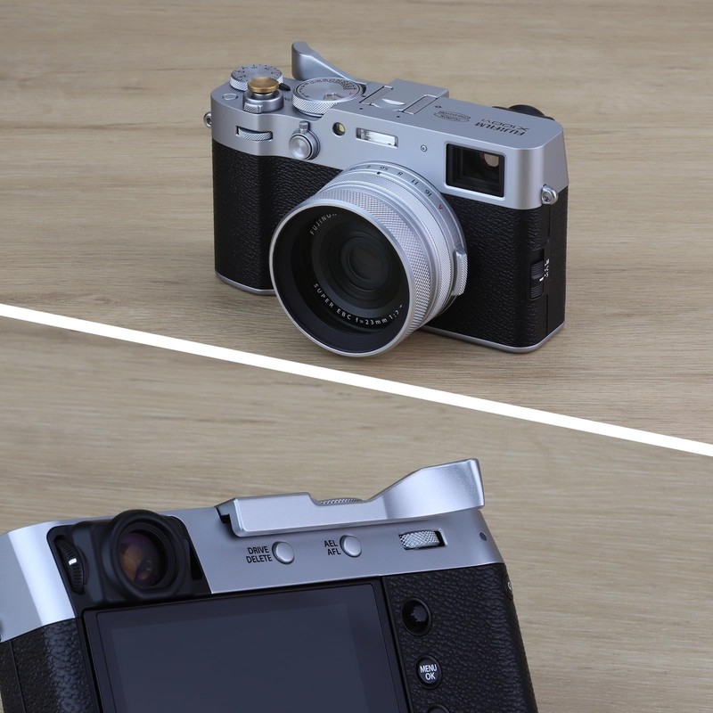Metal Thumb Grip Up for Fuji X100VI Fujinon X100V Camera