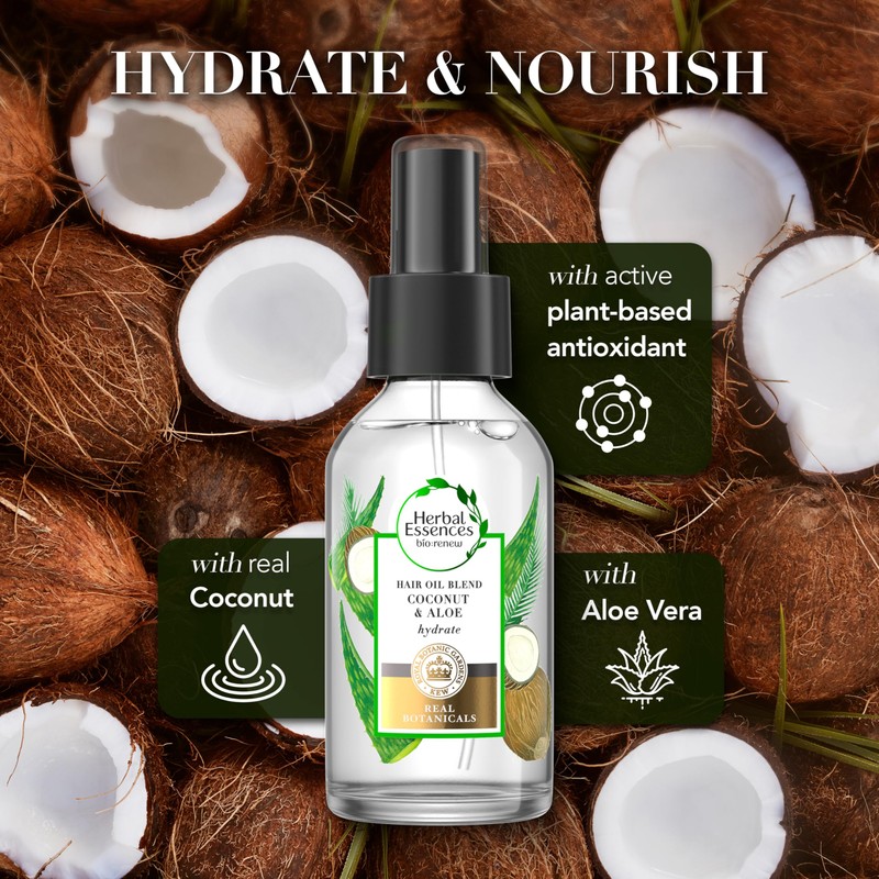 Herbal Essences Treatment Bio: Renew Hair Oil Blend Coconut &