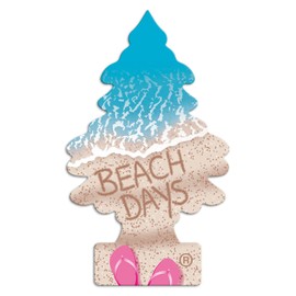 WUNDER-BAUM Auto-Lufterfrischer I Anhänger für langanhaltenden Duft im Auto oder zu Hause I Beach Days, 1 Stück