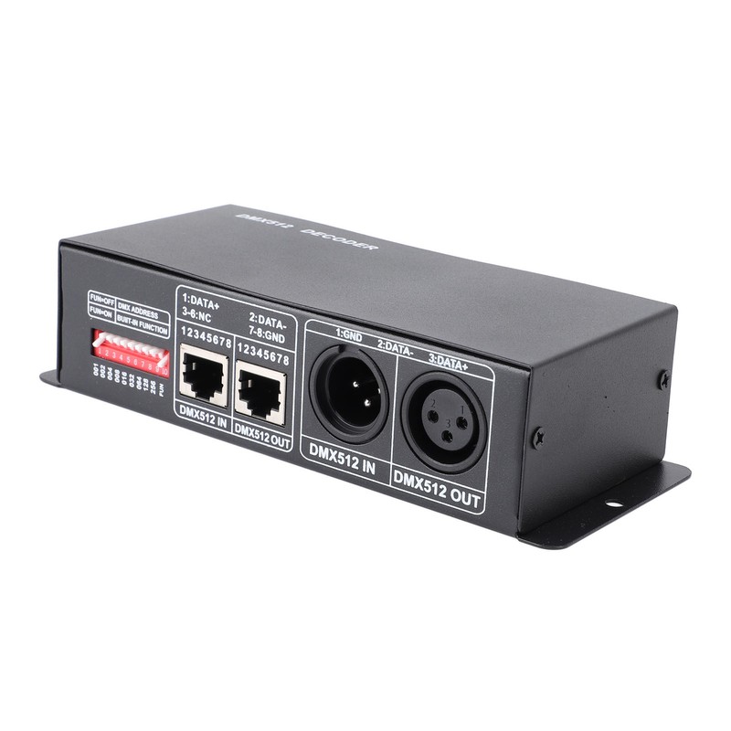 3 Channels DMX 512 Decoder Iron PCB RGB LED Controller