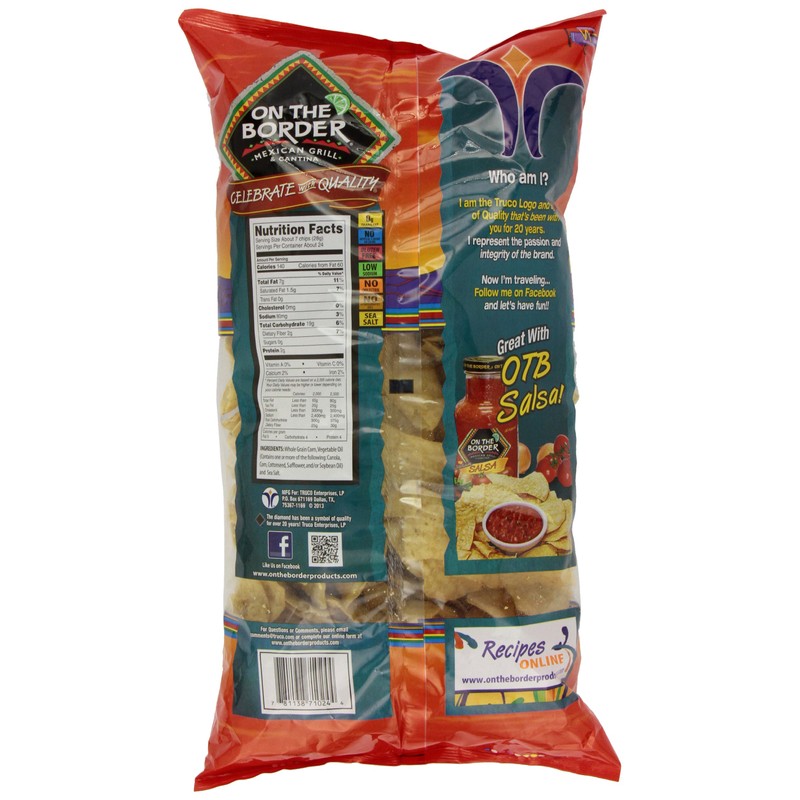 On The Border Mexican Grill and Cantina Chips, 24 Ounce