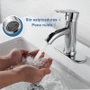 Grifería Banna GRB01 Monomando Cromado Acero Inoxidable para Baño