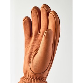 Buvika Deerskin Glove | Insulated 5-Finger Glove for Cold Weather & Everyday Wear - Cork - 7