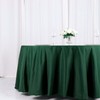 Tableclothsfactory 120" Hunter Green Emerald Green Polyester Round Tablecloth