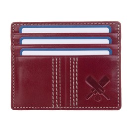 Mala Leather Edgbaston Cricket Ball Soft Leather RFID Card Holder