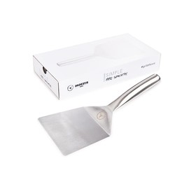 Moesta BBQ 19504 Simple BBQ Spatula - 58 cm - Stainless Steel for Fire Plate Grills - Barbecue Accessories for Burger Grilling