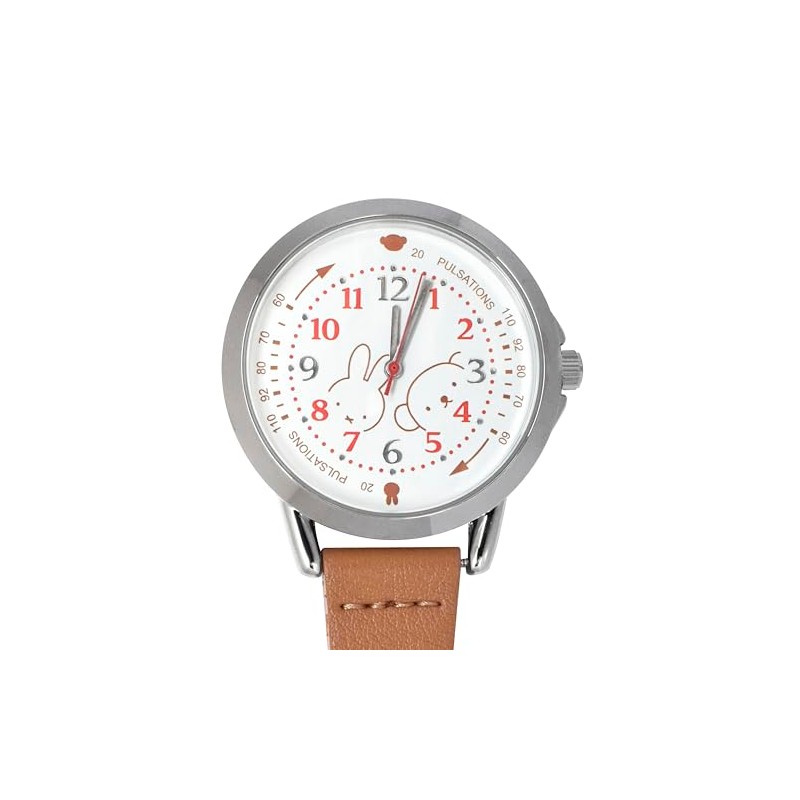 ディック・ブルーナ カラビナ付きウォッチ ミッフィー＆ボリス ブラウン【ST-PLMF0009】