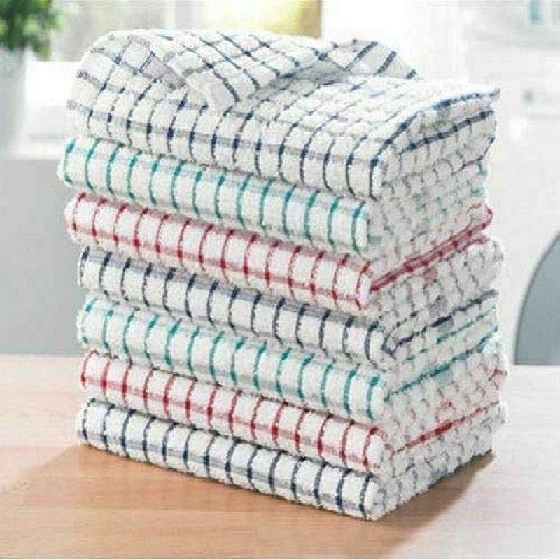 MAS International Vintage Kitchen Terry Tea Towels, 100% Cotton Pack