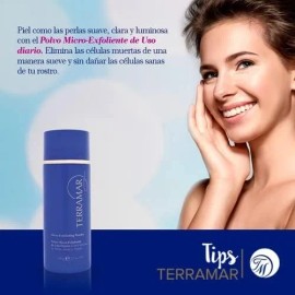 Terramar Polvo Micro-Exfoliante Facial 100 g Da y Noche Todo Tipo de Piel 20 Aos                                                                      
