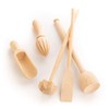tuuli Kitchen Utensil Set Kitchen Cooking Beech Wood (Whisk, Spatula,