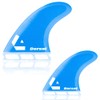 DORSAL Surfboard Fins Quad 4 Set Future Compatible Medium Blue