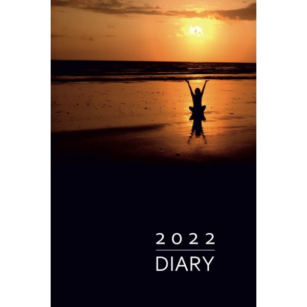 2022 Diary: Hardcover Weekly Planner Standard Diary | Ocean Sunset