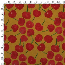 GRAPHICS & MORE Cheery Cherries Premium Kraft Roll Gift Wrap Wrapping Paper