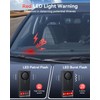 Car Vibration Sound & Light Alarm with Remote, ELECTOP 108dB