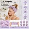 Spa Headband And Hair Ties Set - Bow Headband -