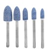 100Pcs Polishing Stone Head Grinding Wheel Burr Bit for Grinder