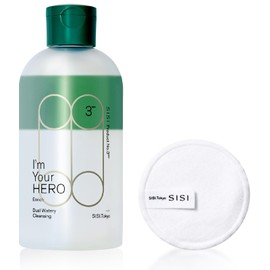 SISI Im Your Hero Enrich (Woody Scent) 8.1 fl oz (230 ml), Includes 1 Cotton Sheet, Wiping Cleansing, Makeup Removal, For Adult Skin