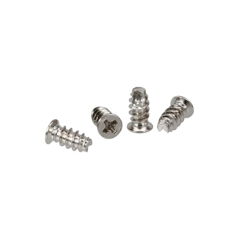 InLine Lüfterschrauben 5,0 x 10,0mm, silber (50 Stück)