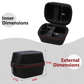 LTGEM Travel Hard Case,Can accommodate 120+game cards,compatible classic game cards such as Cards Against Humanity/UNO/Taco Cat Goat Cheese Pizza, and travel protection storage bag. (only case)