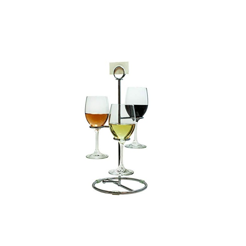 Oenophilia Jacqueline Three Stem Glass Flight Wine Server