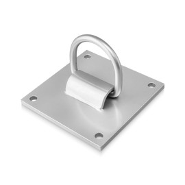 Stainless Steel D-Ring Anchor Plate, Concrete Wall Anchorage Plate, Thick Welded Roof Safety Anchor for Wooden Metal Concrete Roofs