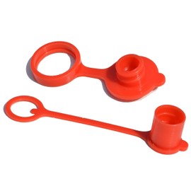 1/2 Hydraulic Quick-Connect Fitting Coupler 1/2" ISO 5675 Ball Pioneer Style Port Plug Dust Cap Cover