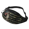 Camo Camouflage Hunting Bigfoot American Flag Fashion Casual Fanny Pack
