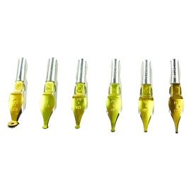 Speedball B Series Pen Nib Set, Set of 6 Broad Edge Nibs, Triple-Reservoir Design, Calligraphy Ink Pen, Handwriting, Lettering, Fountain, Crow, For Artist Caligraphy Set, Silver
