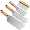 YFTSHK - Espatula Cocina Acero Inoxidable, Espatulas Reposteria Multiusos, 4