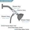 Evangeline Solid Brass Shower Diverter Valve G1/2" 3 Way Shower