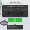 Peakeep Battery Operated Digital Alarm Clock for Bedrooms - Cordless