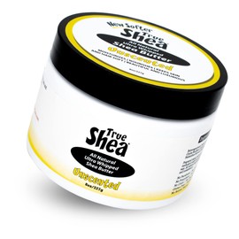 True Shea All Natural Ultra Whipped Shea Butter with Coconut Oil and Sunflower Oil, 8 ounces