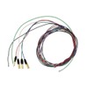 THAKKER Tonearm Cable Set, 5 x 50 cm, Black, Indoor,