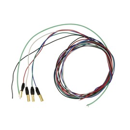 THAKKER Tonearm Cable Set, 5 x 50 cm, Black, Indoor, 5 Count, Cable, Compatible with Turntables, Amplifiers, Receivers, Hi-Fi Systems, CD Players