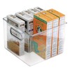 iDesign Kitchen Binz BPA-Free Plastic Deep Stackable Organizer with Handles