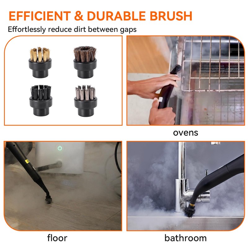 MTAA 24-Piece Steam Cleaning Pack Accessory Kit Compatible with Dupray