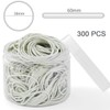 AMUU Rubber Bands office 300pcs white Small Rubber Bands for