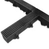 Polylok Heavy Duty 4ft Trench Drain & Grate - Gray