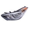CRYBY Headlights Fit for Hyundai Elantra 2011-2013, Halogen Headlamps Left
