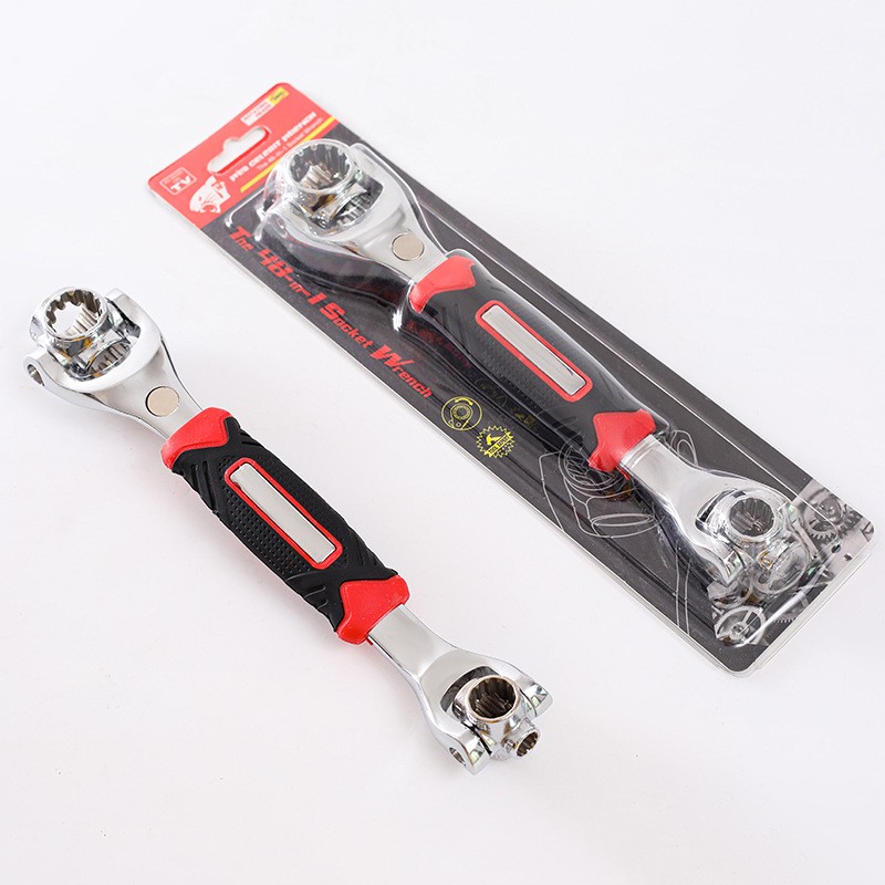 Dog Bone Shape Wrench 48 in 1 Multifunction Universal 360