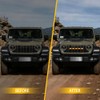 ouylycjo 5PCS Front Grille Lights for Jeep Wrangler 2024 2025，Car