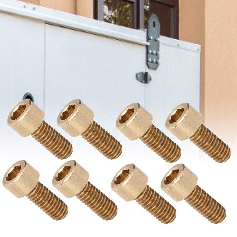 50Pcs Cap Hex Socket Screw Copper Fastener Hardware Tools Industrial