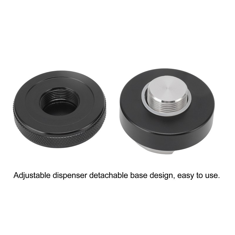 Coffee Distributor Adjustable Depth Tamper Press Hammer Distribution Tool for