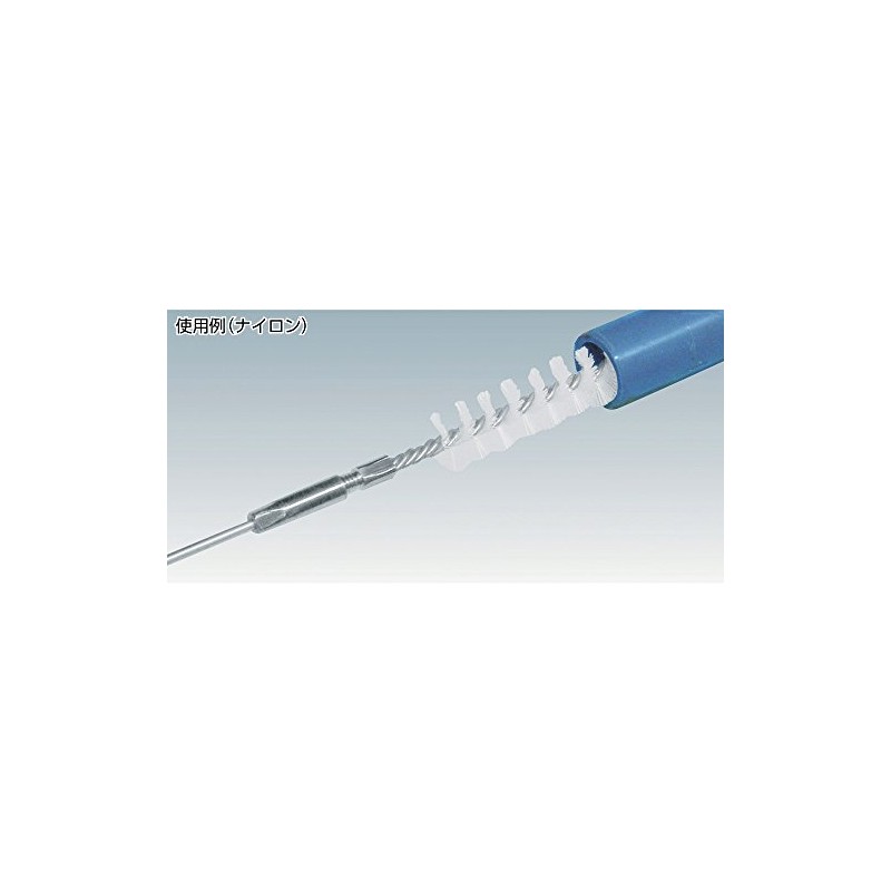 TRUSCO Tube Brush, Spiral Type, Nylon, Φ22 CB-22N