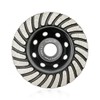 SHDIATOOL 4-1/2 Inch Turbo Row Diamond Grinding Cup Wheel for